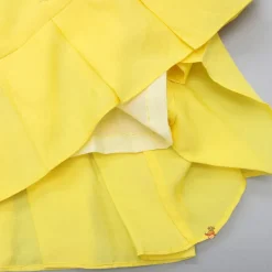 Fashion Yellow Top Embroidered With Pearls And Bloomer Twinning Sets | Baby Essentials