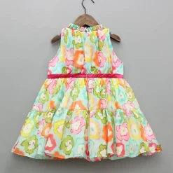 Discount Yoke Gather Multicolour Dress Dresses & Sets | Dresses