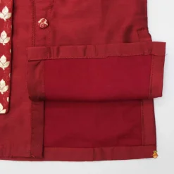 Outlet Zari Brocade Layered Flap Kurta And Pyjama BOY Indian Ethnic Wear | Ethnic Sets