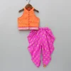 Fashion Zig-Zag Printed Top With Printed Dhoti Ethnic Wear | Dhotis & Patialas